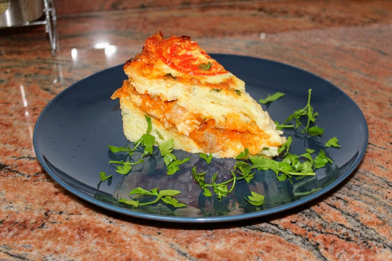 Pastel de carne y patatas Muy fácil y rico