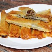 Pastelitos de masa filo con nutella
