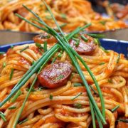 Espaguetis con tomates
