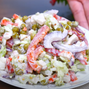 Ensalada deliciosa muy fácil de preparar