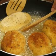 Albóndiga de PATATA con pechuga de POLLO