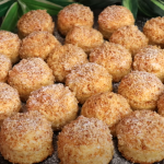 Dulces de BIZCOCHO con NATA. Postre rápido y fácil