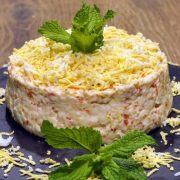 Deliciosa ensalada con mínimos productos