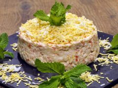 Deliciosa ensalada con mínimos productos