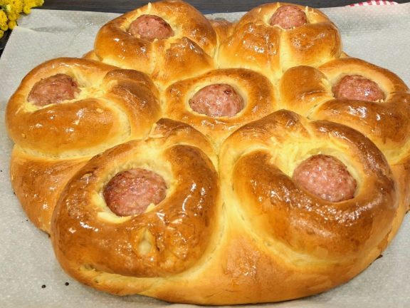 Esponjoso PAN de LECHE con CARNE