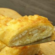 Crujiente y jugoso PASTEL de QUESO