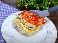 ¡Ensalada muy fácil y deliciosa! Con mínimos ingredientes
